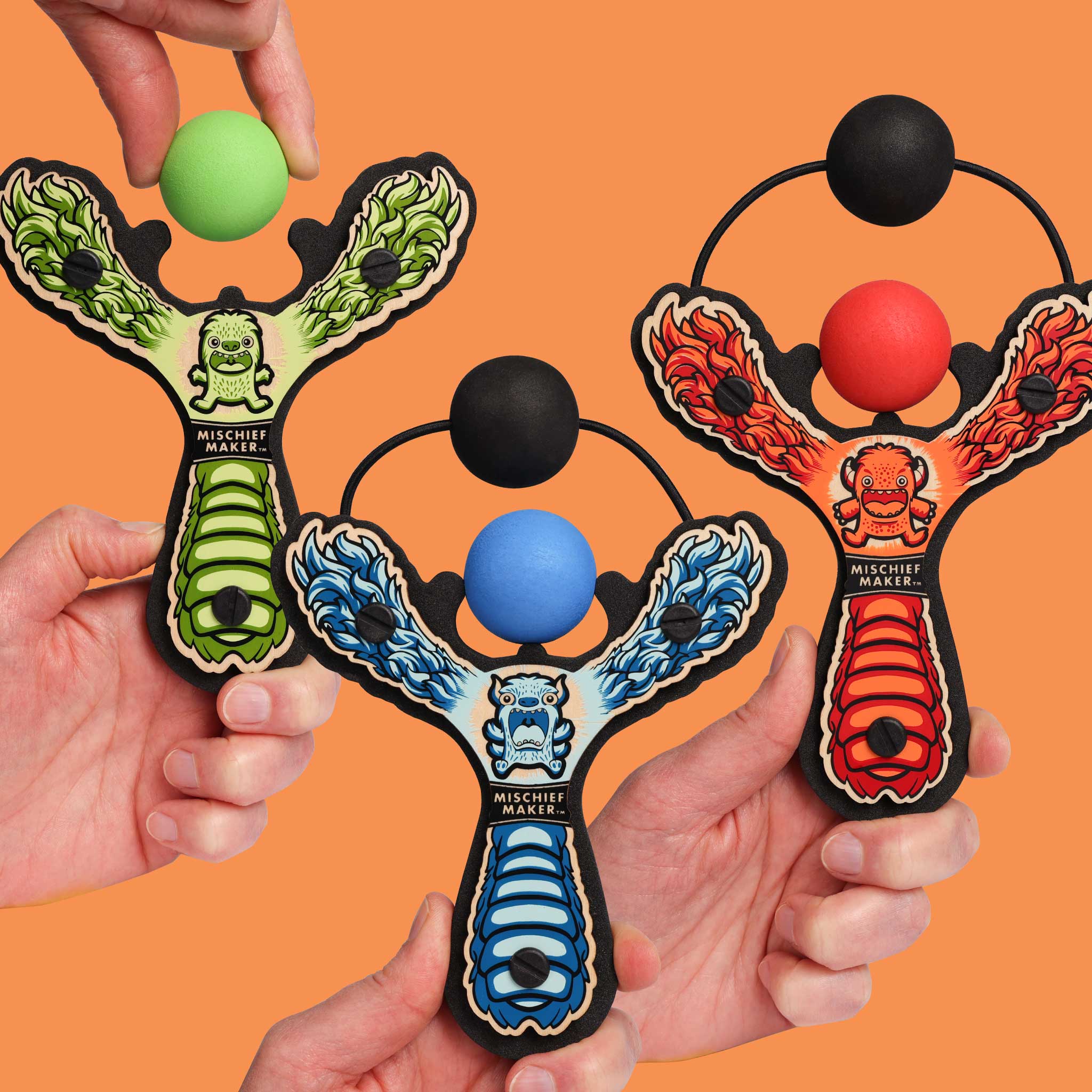 Lil' Monster Mischief Maker Slingshots handheld