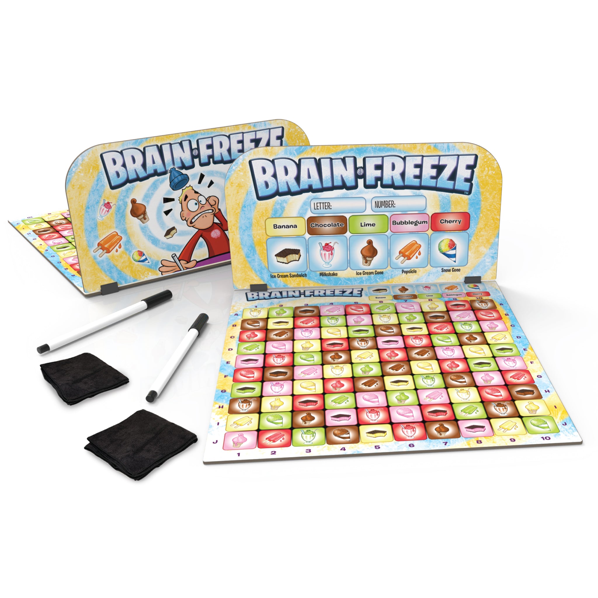 Brain Freeze Strategy board game for kids by Mighty Fun! Ages 5 up.