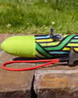 Lime Airo Rocket toy rocket with inflating valve by Mighty Fun!
