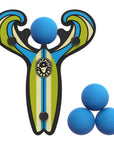 Blue Surf’s Up toy slingshot with 4 soft foam balls. Mischief Maker by Mighty Fun!