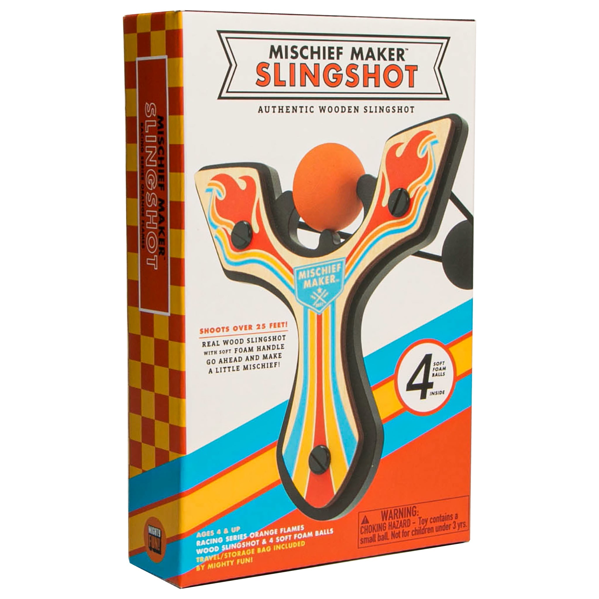 Orange Racing best slingshot color kids gift box. Mischief Maker by Mighty Fun! 