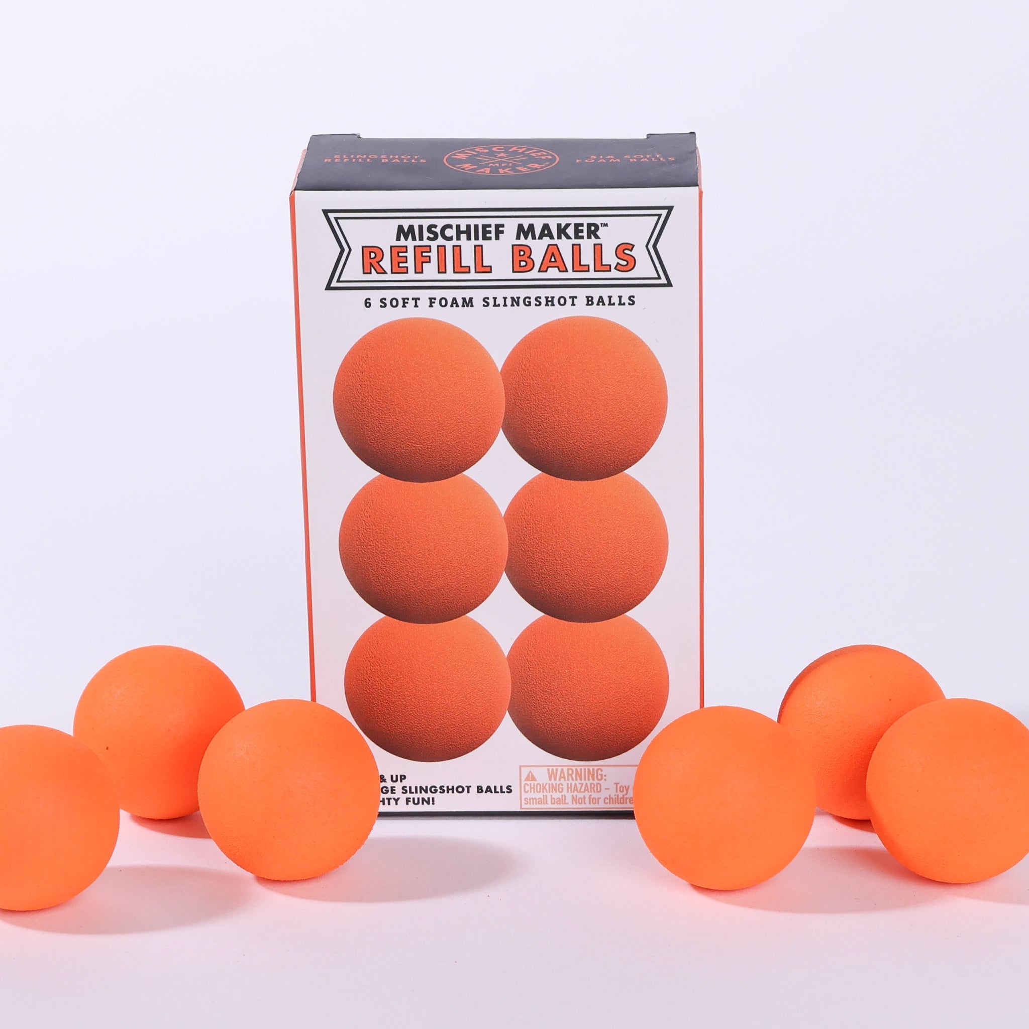 Orange Marshmallow Foam Beads 