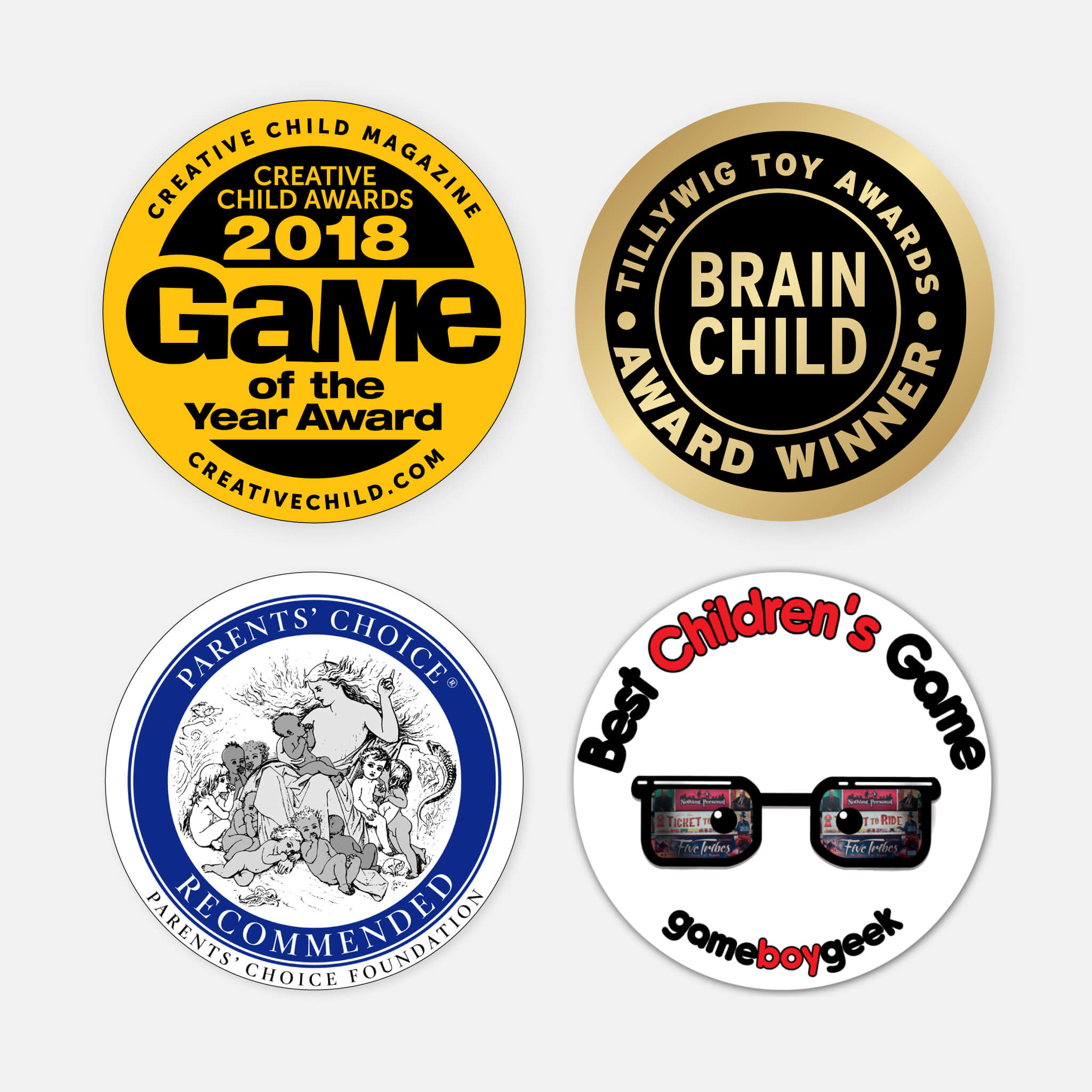 Brain Freeze Game by Mighty Fun! Awards.