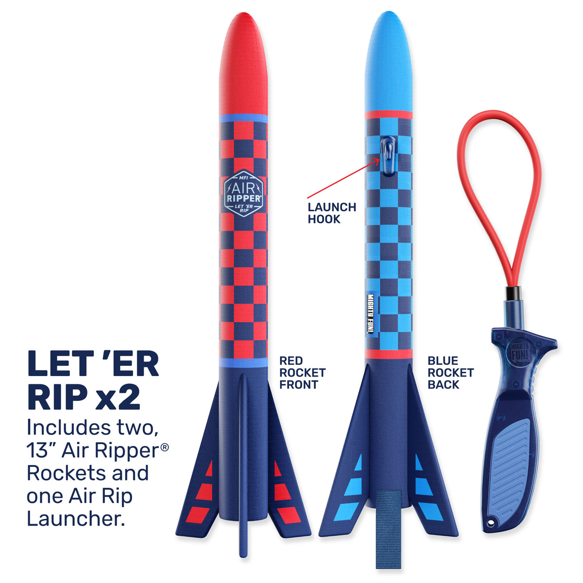 Air Ripper® Rocket 2-Pack – Mighty Fun!