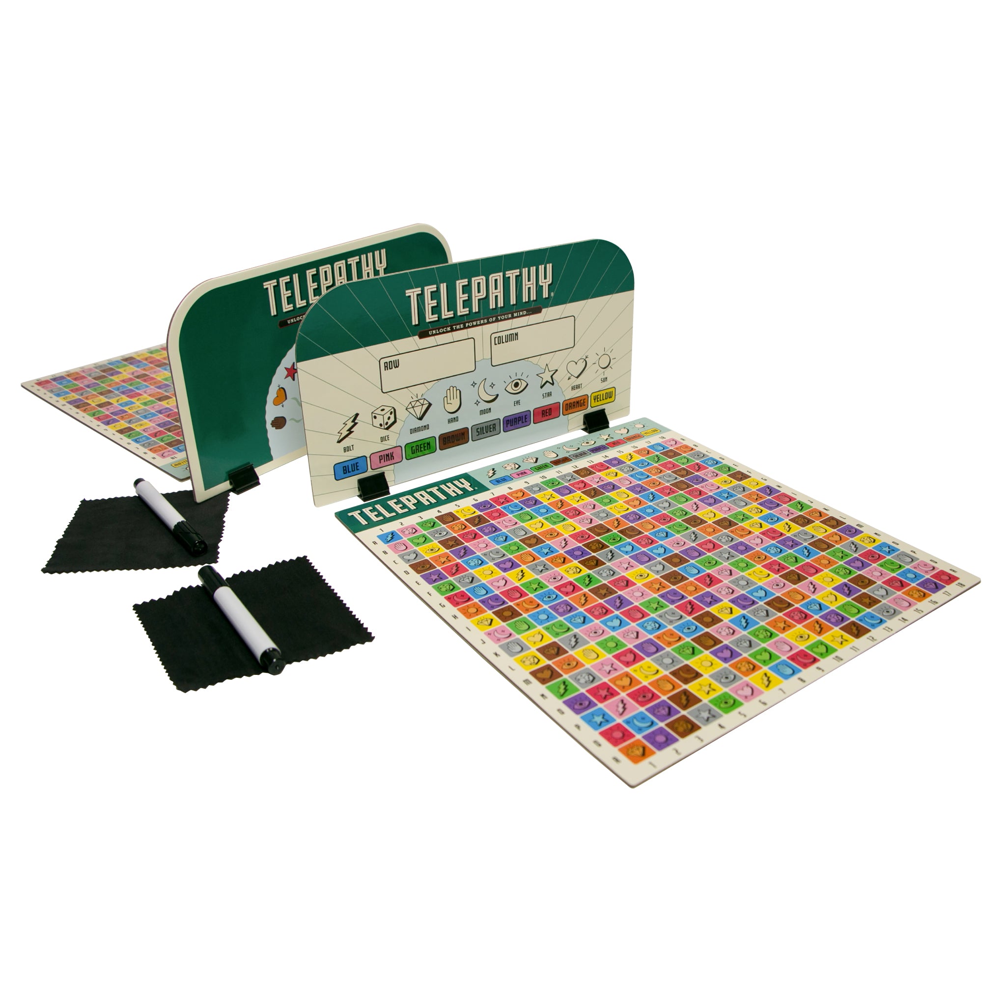Telepathy Strategy board game for kids by Mighty Fun! Ages 10 up.