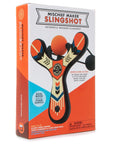 Orange Classic wood slingshot color kids gift box. Mischief Maker by Mighty Fun! 