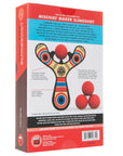 Red Classic wood slingshot color gift box. Mischief Maker by Mighty Fun!
