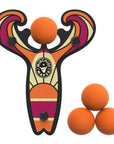 Orange Surf’s Up toy slingshot with 4 soft foam balls. Mischief Maker by Mighty Fun!