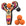 Orange Surf’s Up toy slingshot with 4 soft foam balls. Mischief Maker by Mighty Fun!