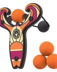 Orange Surf’s Up toy slingshot with 4 soft foam balls. Mischief Maker by Mighty Fun!