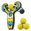Yellow Surf’s Up toy slingshot with 4 soft foam balls. Mischief Maker by Mighty Fun!