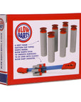 Refill Darts for Blow Darts target set by Mighty Fun! 6 foam darts in each color gift box.